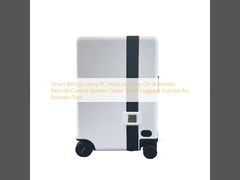 Bagaglio da viaggio con ruote girevoli automatico con telecomando, in materiale PC di lusso per viaggi d'affari