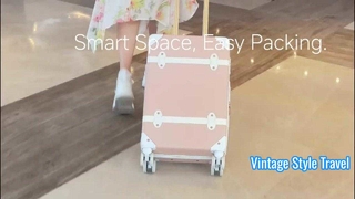 Vintage Spinner Luggage 15/20 Inch PC ABS